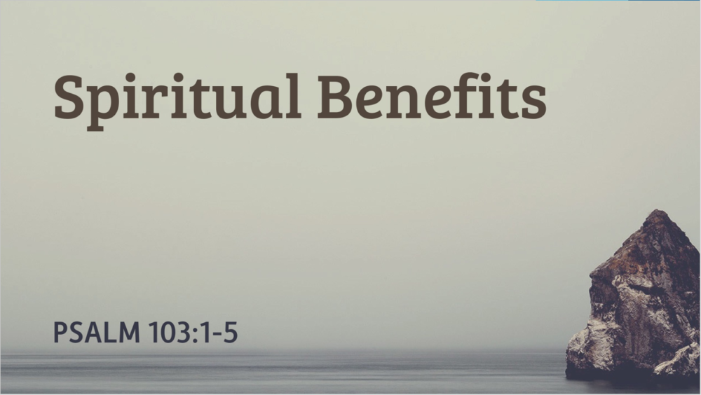 Spiritual Benefits
